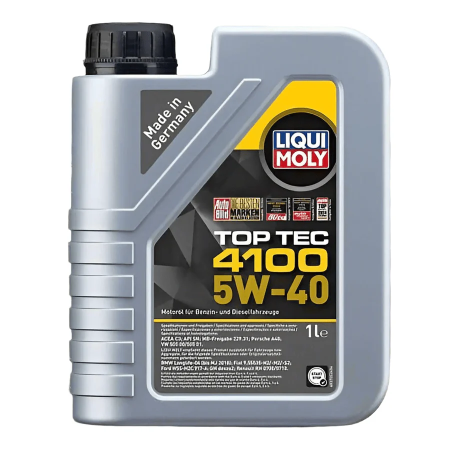 Liqui Moly Engine Oil 1L Top Tec 4100 5W-40 – P000322 | Premium Synthetic Motor Oil for Gasoline & Diesel Engines | Auto Supply Ghana