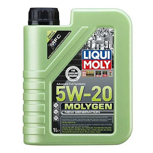 Liqui Moly Engine Oil 1L Molygen New Generation 5W-20 – P0036 | Advanced Low-Friction Synthetic Oil with Molygen Technology | Auto Supply Ghana