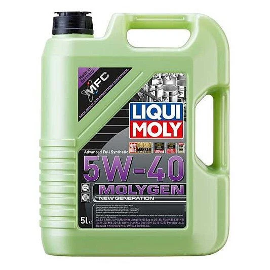 Liqui Moly Engine Oil 5L Molygen New Generation 5W-40 – P001758 | Fully Synthetic High-Performance Motor Oil with Molygen Technology | Auto Supply Ghana