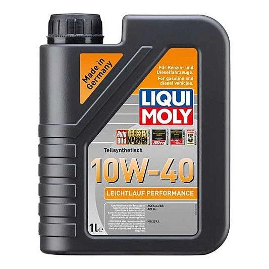 Liqui Moly Engine Oil 1L – Leichtlauf Performance 10W-40 (P000307) | Semi-Synthetic Low-Friction Oil for Gasoline & Diesel Engines | Auto Supply Ghana