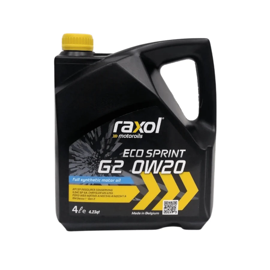 Raxol Eco Sprint V Engine Oil 4L – SAE 0W-20 | Premium Fuel-Economy Synthetic Motor Oil for Volvo | Auto Supply Ghana