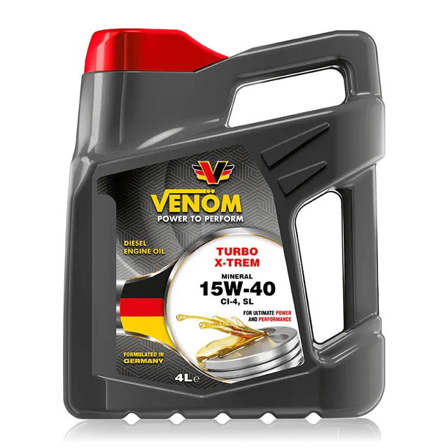 Venom Turbo X-Trem Diesel Engine Oil – SAE 15W-40 | Heavy-Duty Protection for Diesel & Gasoline Engines | Auto Supply Ghana