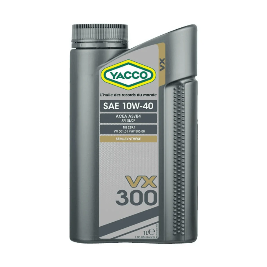 Yacco VX Semi Synthetic Engine Oil – VX 300 SAE 10W40 | Reliable Semi-Synthetic Motor Oil | Auto Supply Ghana
