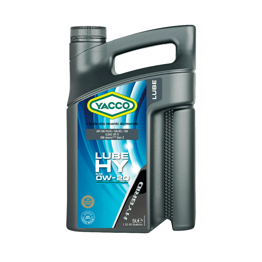 Yacco 100% Synthetic Engine Oil 1L/4L/5L – LUBE HY SAE 0W20 | LSPI-Preventing Fuel Economy Oil | Auto Supply Ghana