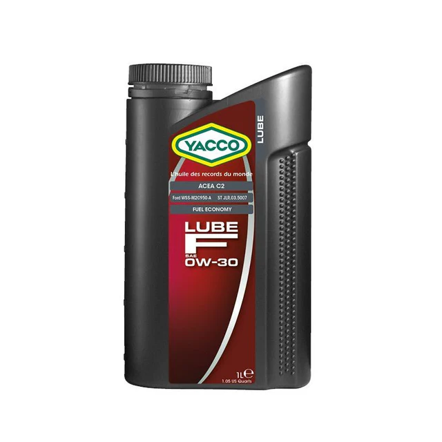 Yacco 100% Synthetic Engine Oil 1L/5L – LUBE F SAE 0W30 | Fuel Economy MID SAPS Oil | Auto Supply Ghana