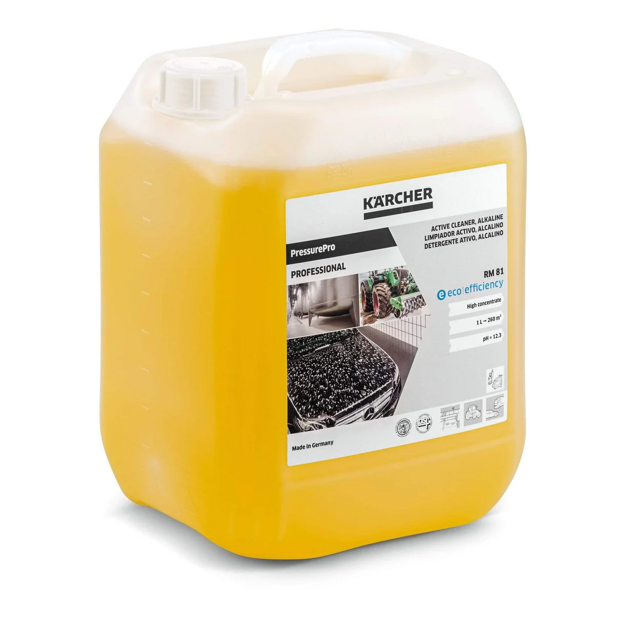Karcher PressurePro Active Cleaner RM 81 Eco Efficiency – 10L | Alkaline High-Pressure Cleaning Agent | Auto Supply Ghana