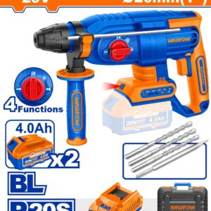 20V Brushless Cordless Rotary Hammer (26mm Concrete)