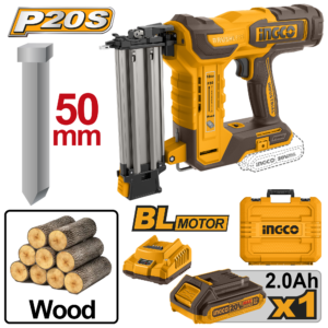 20V Brushless Cordless Brad Nailer (F15–F50) – Pro Series