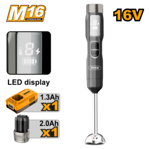 16V Cordless Hand Blender with LED Display
