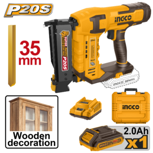 20V Cordless Pin Nailer (10–35mm) – High Capacity