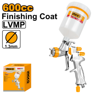 Professional HVLP Spray Gun - 1.3mm Nozzle, 600cc Cup, Top Grade