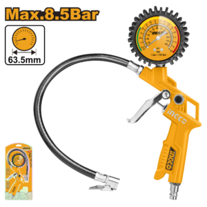 Pneumatic Tire Inflating Gun - 8.5 Bar/120 PSI, Multi-Connector