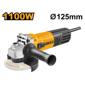 Heavy-Duty 1100W Angle Grinder with Extra Carbon Brushes – P1C6
