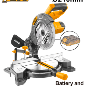 20V Cordless 8" Mitre Saw Bare - 3000 RPM, 120x60mm Crosscut