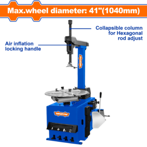 Full-Automatic Tilt-Column Tire Changer - 41" Wheel, 0.75kW