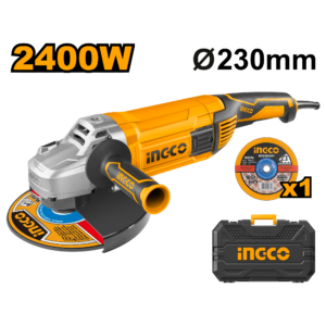 Powerful 2400W Angle Grinder with Large 230mm Disc – C2 Series