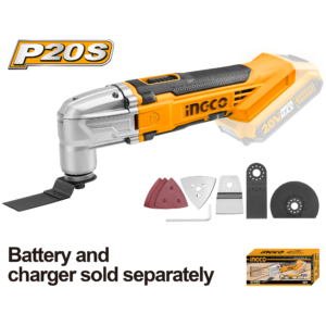 20V Cordless Multi-Tool Bare C8 - 20,000 OPM, 6-Speed, Accessories