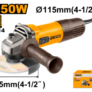 750W Angle Grinder - 115mm Disc, 12,000 RPM, M14 Spindle