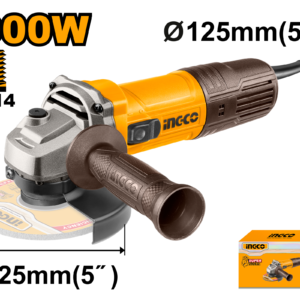 900W Angle Grinder - 125mm Disc, 12,000 RPM, M14 Spindle