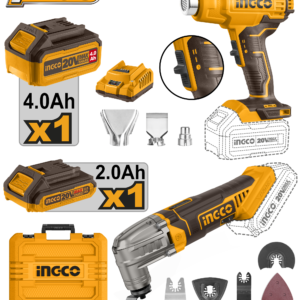20V Cordless Combo Kit – Heat Gun and Multi-Tool – P1C4