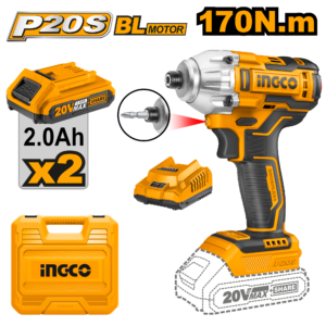 20V Brushless Lithium-Ion Cordless Impact Driver with 170Nm Torque – C5