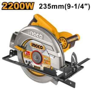 Industrial Grade 2200W Circular Saw with Large 235mm Blade