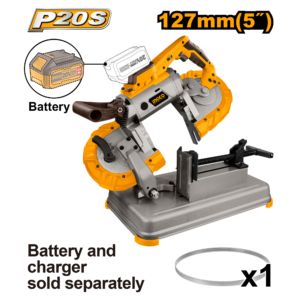 20V Cordless Band Saw with Integrated LED and 1141mm x 13mm Blade