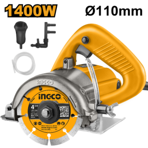 1400W Marble/Tile Cutter P1C4 - 13000 RPM, 110mm Blade, 34mm Depth