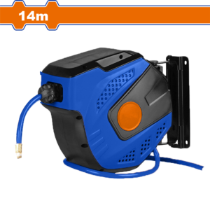 15m Auto-Retract Air Hose Reel - 1/4" PVC, 250psi, PP Case