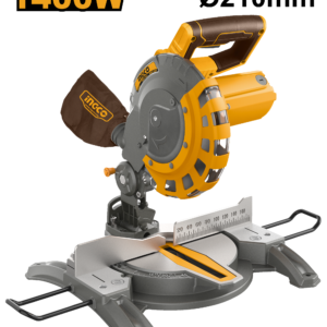 1400W 8-1/4" Mitre Saw - 5000 RPM, 60x120mm Cut, Dust Bag