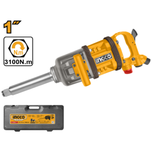 1" Heavy-Duty Air Impact Wrench - 3100Nm, 200mm Anvil, BMC