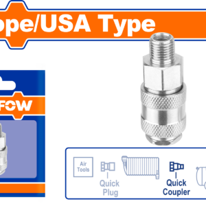 1/4" Air Quick Coupler - Male Thread, Europe/USA Type
