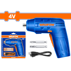 4V Mini Cordless Screwdriver - 240 RPM, 4Nm, 2 Bits + Micro-USB