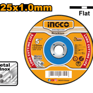 125x1.0x22.2mm Metal & Stainless Steel Cutting Disc (5 inch)