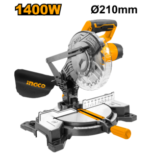 1400W Classic 8" Mitre Saw - 5000 RPM, 55x120mm, Compact