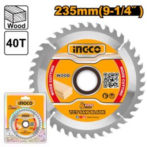 235mm 40T TCT Circular Saw Blade for Wood (9-1/4 Inch)