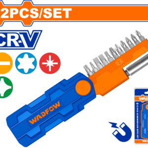 12-Piece CR-V Screwdriver Bit Set with Magnetic Holder