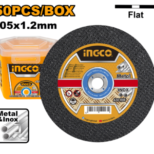 50-Pack 105mm (4") Thin Metal Cut-Off Wheels 1.2mm - 15300 RPM, INOX Compatible, Plastic Case