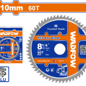 210mm 60T TCT Saw Blade for Aluminum (8-1/4 Inch)