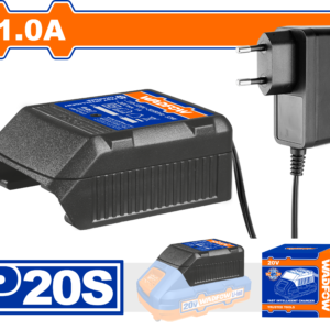 Compact P20S 20V Battery Charger with 1A Output