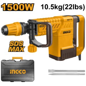 Variable Impact Demolition Breaker 1500W, SDS-MAX Chuck