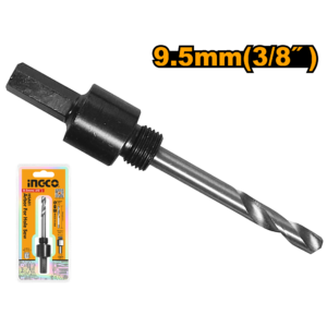 3/8" Hex Shank Hole Saw Arbor Adapter - Fits 14-30mm Bi-Metal Saws, Pilot Drill