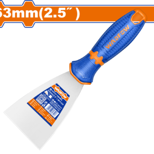 2.5" Stainless Putty Knife - 63mm, Heat-Treated, Dual-Color Handle