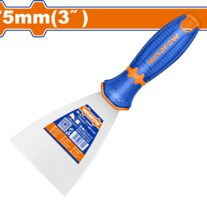 3" Stainless Putty Trowel - 75mm, Fine Polished, Ergonomic Handle