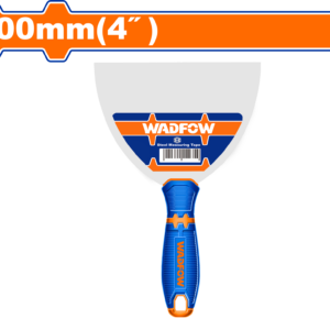 4" Stainless Putty Knife - 100mm, Heat-Treated, Plastic Handle