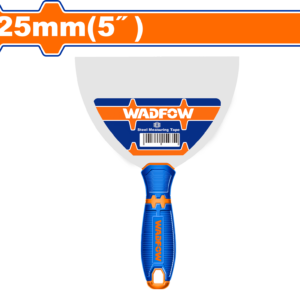 5" Stainless Putty Trowel - 125mm, Polished, Dual-Color Grip