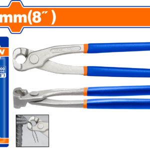 8" Rabbet Pliers - 200mm, Polished, Plastic Handle