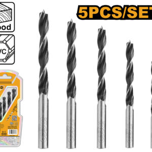 5-Piece Wood Drill Bits Set