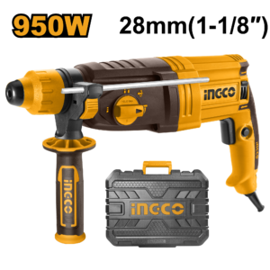 Heavy Duty 950W Rotary Hammer with Enhanced Impact Energy