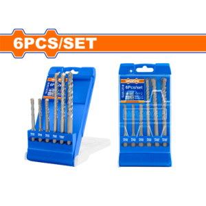 6-Piece SDS Plus Hammer Drill Bits Set